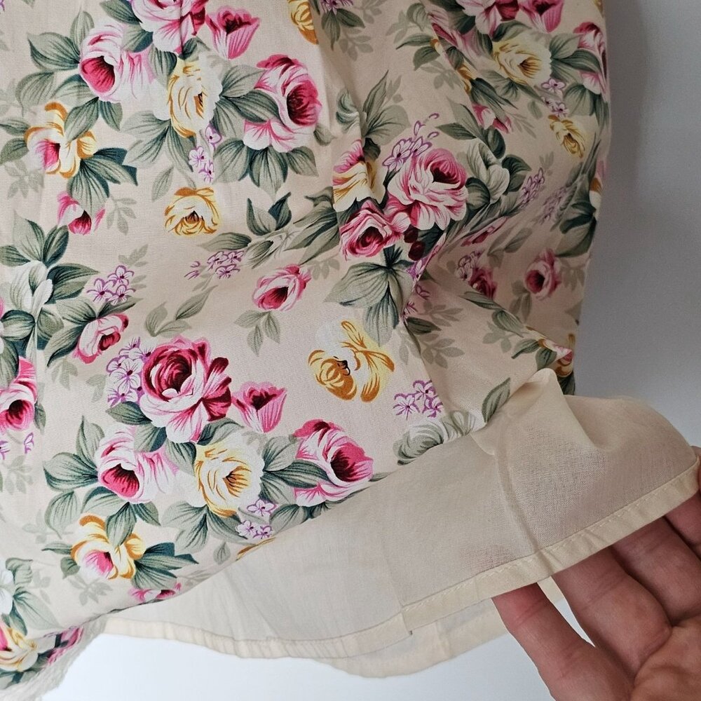 REVOLVE Minuet White Floral Mini Dress with Pink and Green Accents - Picture 6 of 15